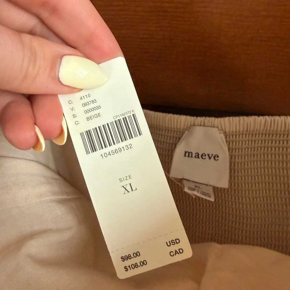 Anthropologie by Maeve Strapless Ruched Top - Picture 4 of 8